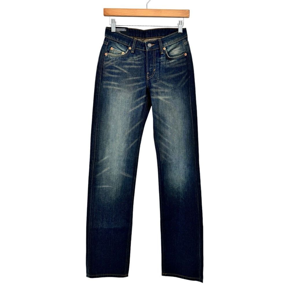 New Weekday Arrow Low Straight Jeans Women's Size 23/34 Relaxed‎ Organic Cotton